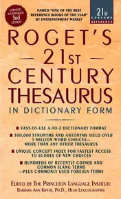 Omslag van Roget's 21st Century Thesaurus, Third Edition