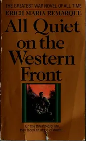 Omslag van All Quiet on the Western Front A Novel