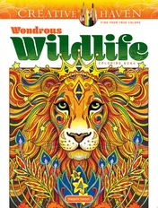 Omslag van Creative Haven Wonderous Wildlife Coloring Book