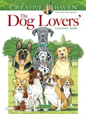 Omslag van Creative Haven The Dog Lovers' Coloring Book