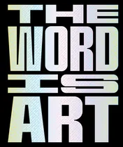 Omslag van The Word Is Art