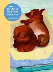 Omslag van David Hockney Dog Days Sketchbook