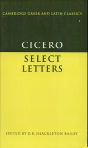 Omslag van Cicero: Select Letters