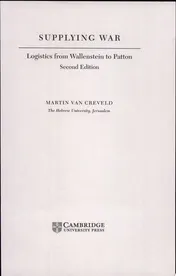 Omslag van Supplying War Logistics from Wallenstein to Patton