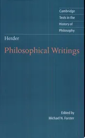 Omslag van Herder: Philosophical Writings