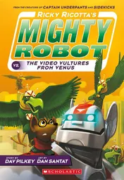 Omslag van Ricky Ricotta's Mighty Robot Vs. the Voodoo Vultures from Venus
