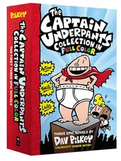 Omslag van The Captain Underpants Color Collection (Captain Underpants #1-3 Boxed Set)