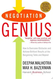 Omslag van Negotiation Genius How to Overcome Obstacles and Achieve Brilliant Results at the Bargaining Table and Beyond