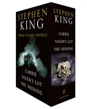 Omslag van Stephen King Three Classic Novels Box Set: Carrie, 'Salem's Lot, The Shining