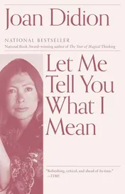 Omslag van Let Me Tell You What I Mean An Essay Collection
