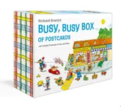 Omslag van Richard Scarry's Busy, Busy Box of Postcards 100 Colorful Postcards to Save and Share
