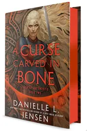 Omslag van A Curse Carved in Bone Book Two of the Saga of the Unfated