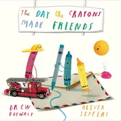 Omslag van The Day the Crayons Made Friends