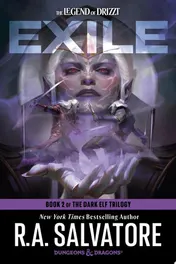 Omslag van Exile: Dungeons & Dragons Book 2 of The Dark Elf Trilogy
