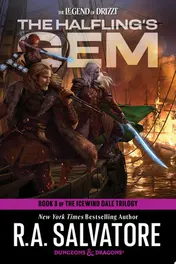 Omslag van The Halfling's Gem: Dungeons & Dragons Book 3 of The Icewind Dale Trilogy