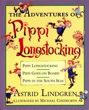 Omslag van The Adventures of Pippi Longstocking