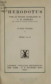 Omslag van The Persian Wars