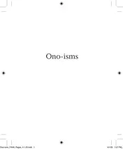Omslag van Ono-isms