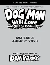 Omslag van Dog Man With Love: The Official Colouring Book