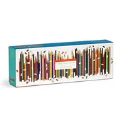 Omslag van Frank Lloyd Wright Colored Pencils Shaped Panoramic Puzzle : 1000 Piece