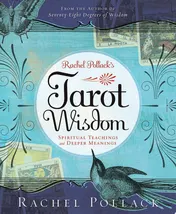 Omslag van Rachel Pollack's Tarot Wisdom Spiritual Teachings and Deeper Meanings
