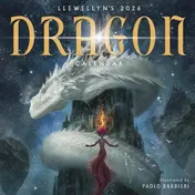 Omslag van Llewellyn's 2026 Dragon Calendar (Llewellyn's 2026 Calendars, Almanacs & Datebooks, 4)