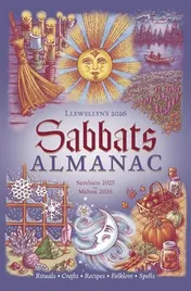 Omslag van Llewellyn's 2026 Sabbats Almanac Rituals Crafts Recipes Folklore