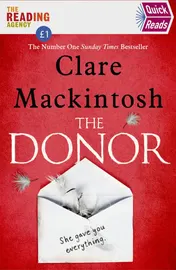 Omslag van The Donor Quick Reads 2020