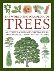 Omslag van The World Encyclopedia of Trees A Reference and Identification Guide to 1300 of the World's Most Significant Trees