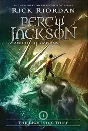 Omslag van The Lightning Thief