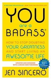 Omslag van You Are a Badass How to Stop Doubting Your Greatness and Start Living an Awesome Life