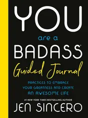 Omslag van You Are a Badass(r) Guided Journal Practices to Embrace Your Greatness and Create an Awesome Life