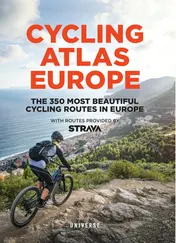 Omslag van Cycling Atlas Europe The 350 Most Beautiful Cycling Trips in Europe