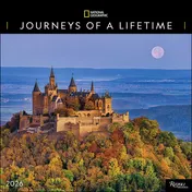 Omslag van National Geographic: Journeys of a Lifetime 2026 Wall Calendar