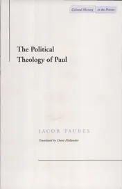 Omslag van The Political Theology of Paul