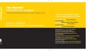 Omslag van The Prophet The Spiritual Classic