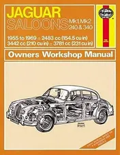 Omslag van HM Jaguar Saloons Mk 1 Mk2 1955 - 1969