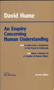 Omslag van An Enquiry Concerning Human Understanding ; [with] A Letter from a Gentleman to His Friend in Edinburgh ; [and] An Abstract of a Treatise of Human Nature