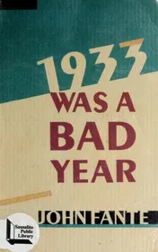 Omslag van 1933 Was A Bad Year