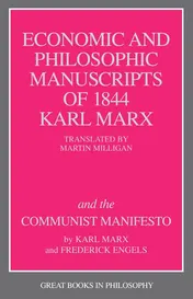 Omslag van Economic and Philosophic Manuscripts of 1844 and the Communist Manifesto