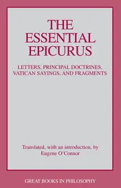 Omslag van The Essential Epicurus: Letters, Principal Doctrines, Vatican Sayings, and Fragments (Great Books in Philosophy)