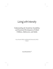 Omslag van Living with Intensity Understanding the Sensitivity, Excitability, and Emotional Development of Gifted Children, Adolescents, and Adults