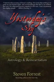 Omslag van Yesterday's Sky Astrology and Reincarnation