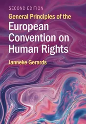 Omslag van General Principles of the European Convention on Human Rights