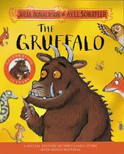 Omslag van The Gruffalo 25th Anniversary Edition With a Shiny Gold Foil Cover and Fun Gruffalo Activities to Make and Do!