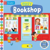 Omslag van Busy Bookshop: A Push, Pull, Slide Book