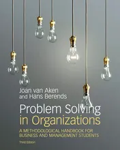 Omslag van Problem Solving in Organizations A Methodological Handbook for Business and Management Students