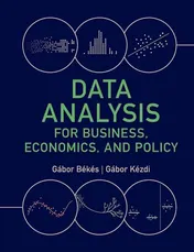 Omslag van Data Analysis for Business, Economics, and Policy
