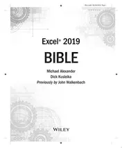 Omslag van Excel 2019 Bible