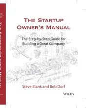 Omslag van The Startup Owner's Manual The Step-By-Step Guide for Building a Great Company